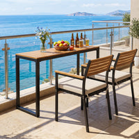 Tangkula Outdoor Console Table for Small Space