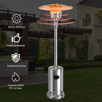 Patio Heater, 50000 BTU Propane Heater with Wheels