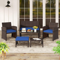Tangkula 6 Pieces Patio Furniture Set