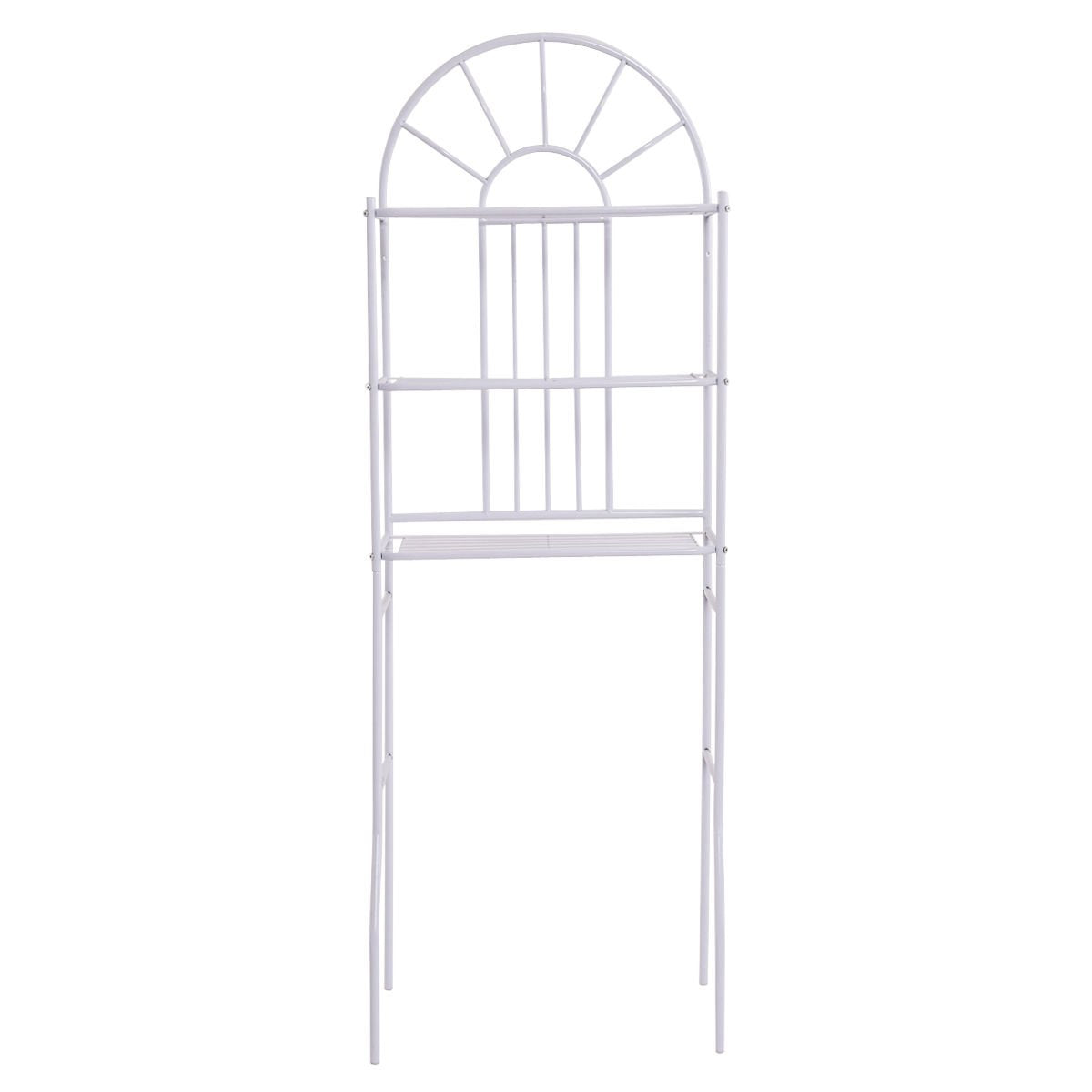 Tangkula 3 Tier Toilet Shelf Bathroom Space