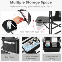 Tangkula Folding Camping Chair, Director Chair