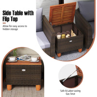 Tangkula 3-Piece Patio Furniture Set