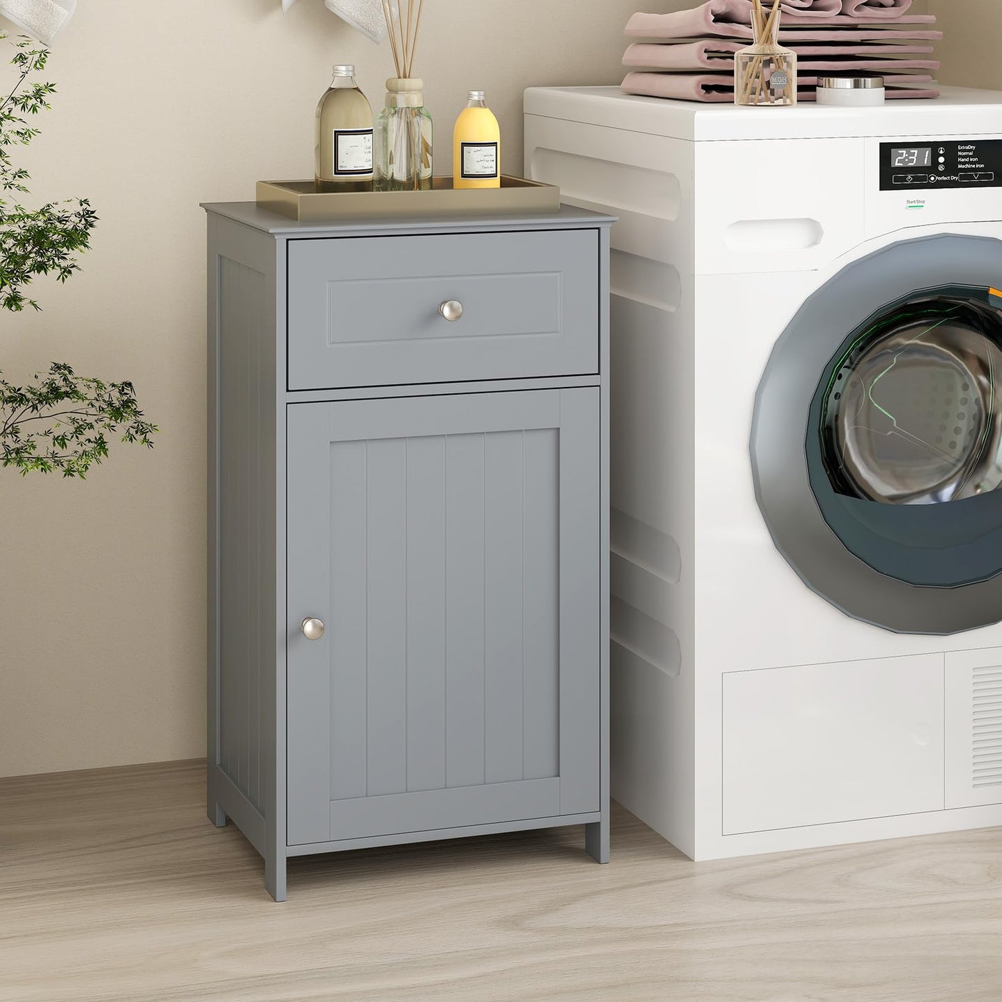 Tangkula Small Bathroom Cabinet for Small Spaces
