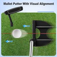 Tangkula 9/10/12 Pieces Men's Complete Golf Clubs Set