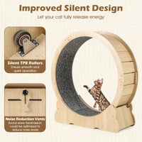 Tangkula Cat Wheel for Indoor Cats for Kitty Fitness