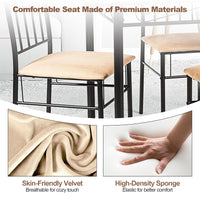 5 Piece Dining Table Set - Tangkula