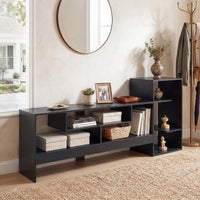 Tangkula Cube TV Stand for 55 Inch TV Entertainment Center