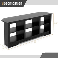 Tangkula Farmhouse TV Stand for TVs up to 65 Inch