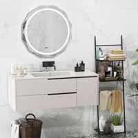 Miroir de salle de bain LED anti-buée Tangkula