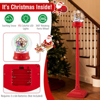 Tangkula 60.5" 2-in-1 Christmas Snow Globe