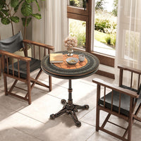 Table de salle à manger ronde Tangkula 24" pour balcon