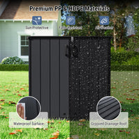 angkula 175 Gallon Outdoor Storage Box All-Weather Resin Patio Storage Box