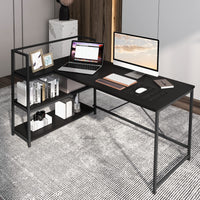 Tangkula Reversible L-Shaped Computer Desk