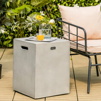Tangkula Outdoor Propane Tank Cover with Side Handles & Adjustable Foot Pads