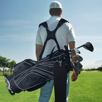 Tangkula Golf Stand Bag with 6 Way Top Dividers