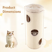 Tangkula 4 Story Cat Tree Condo