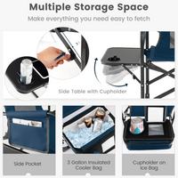 Tangkula Folding Camping Chair, Director Chair