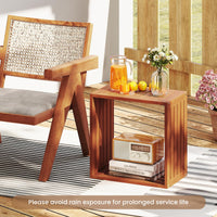 Tangkula 3/6 Cube Storage Organizers Stackable Bookcase Shelves(1/2)