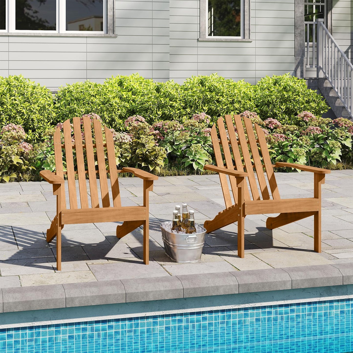 Tangkula Outdoor Adirondack Chair(1/2/4)