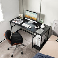 Tangkula 55 Inch Computer Desk with Power Outlet & USB Ports