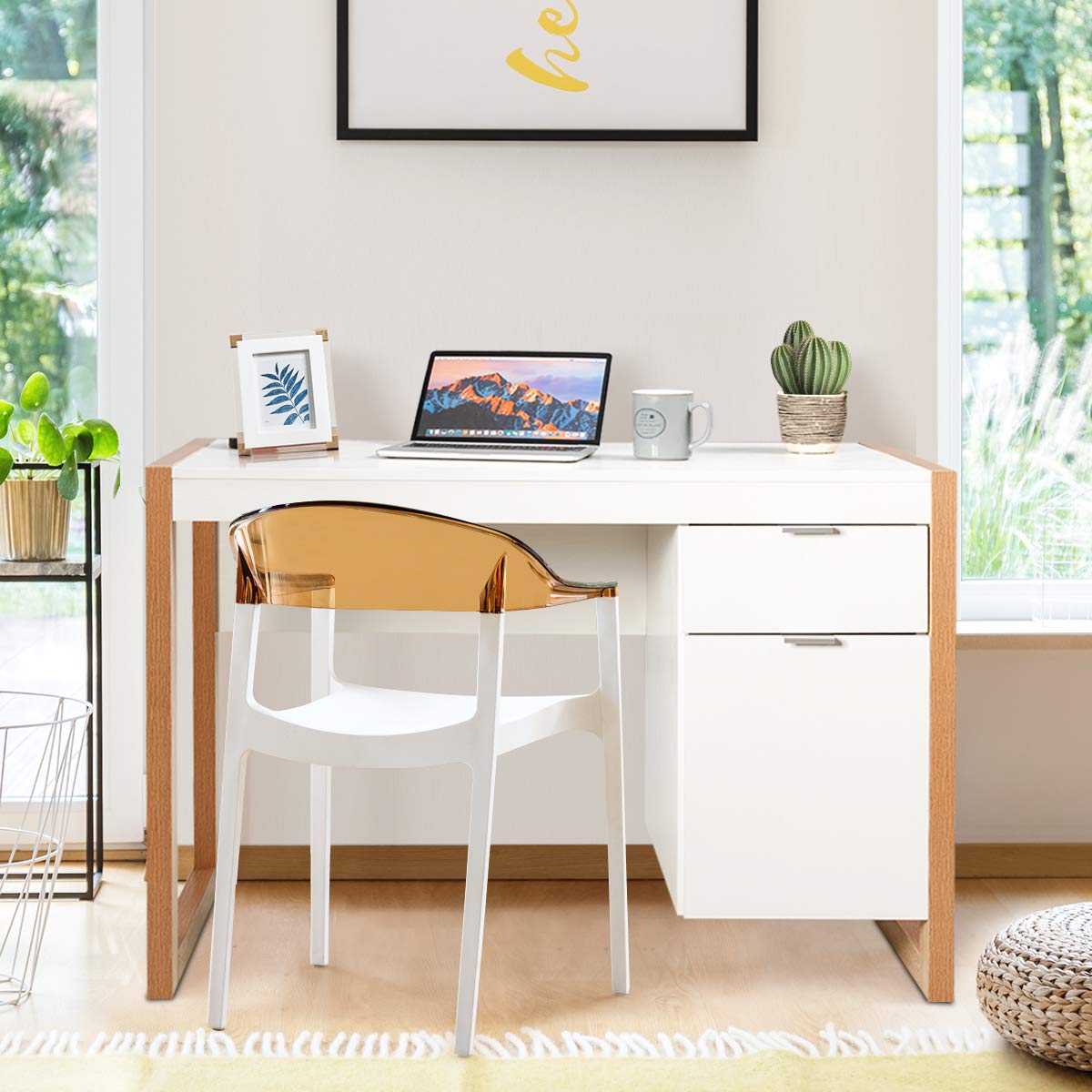 White Computer Desk