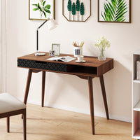 Tangkula Mid-Century Modern Computer Desk for Study