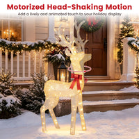 Tangkula 5.2 FT Christmas Lighted Reindeer