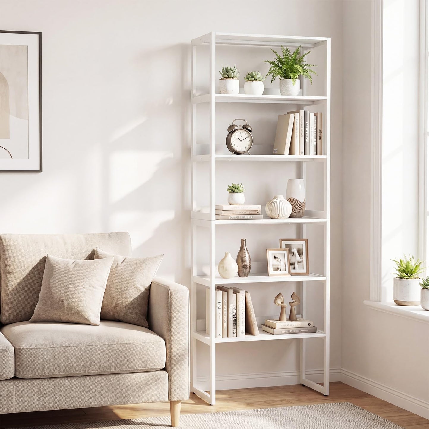 Tangkula 3-Tier Countertop Storage Hutch with Open Shelves (1/2)