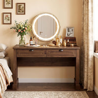 Tangkula 48” Computer Desk with 2 Drawers