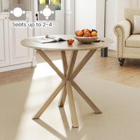 Tangkula 36" Round Dining Table for Home