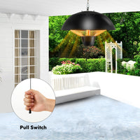 Tangkula 1500W Hanging Patio Heater
