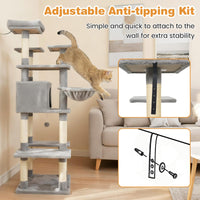 Tangkula 63 Inch Tall Cat Tree with Sisal Scratching Posts
