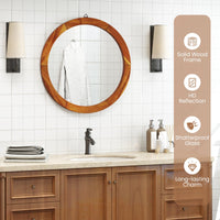 Tangkula Arched Wall Mirror