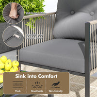 Tangkula 4/8 Pieces Patio Furniture Set