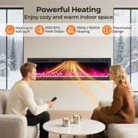 Tangkula 68” Wi-Fi Enabled Electric Fireplace