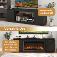 Tangkula TV Stand for 75 80 inch TV