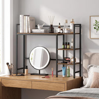 Tangkula 4-Tier Desktop Bookshelf for Home Office