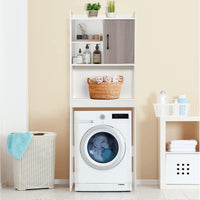 Tangkula Over The Toilet Storage Cabinet for Bathroom Toilet Laundry Room