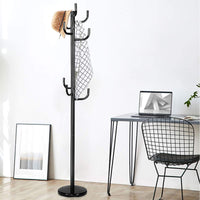 Tangkula Metal Coat Rack Hat Stand