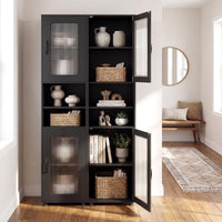 Tangkula 67” Tall Bathroom Cabinet, Slim Floor Storage Cabinet