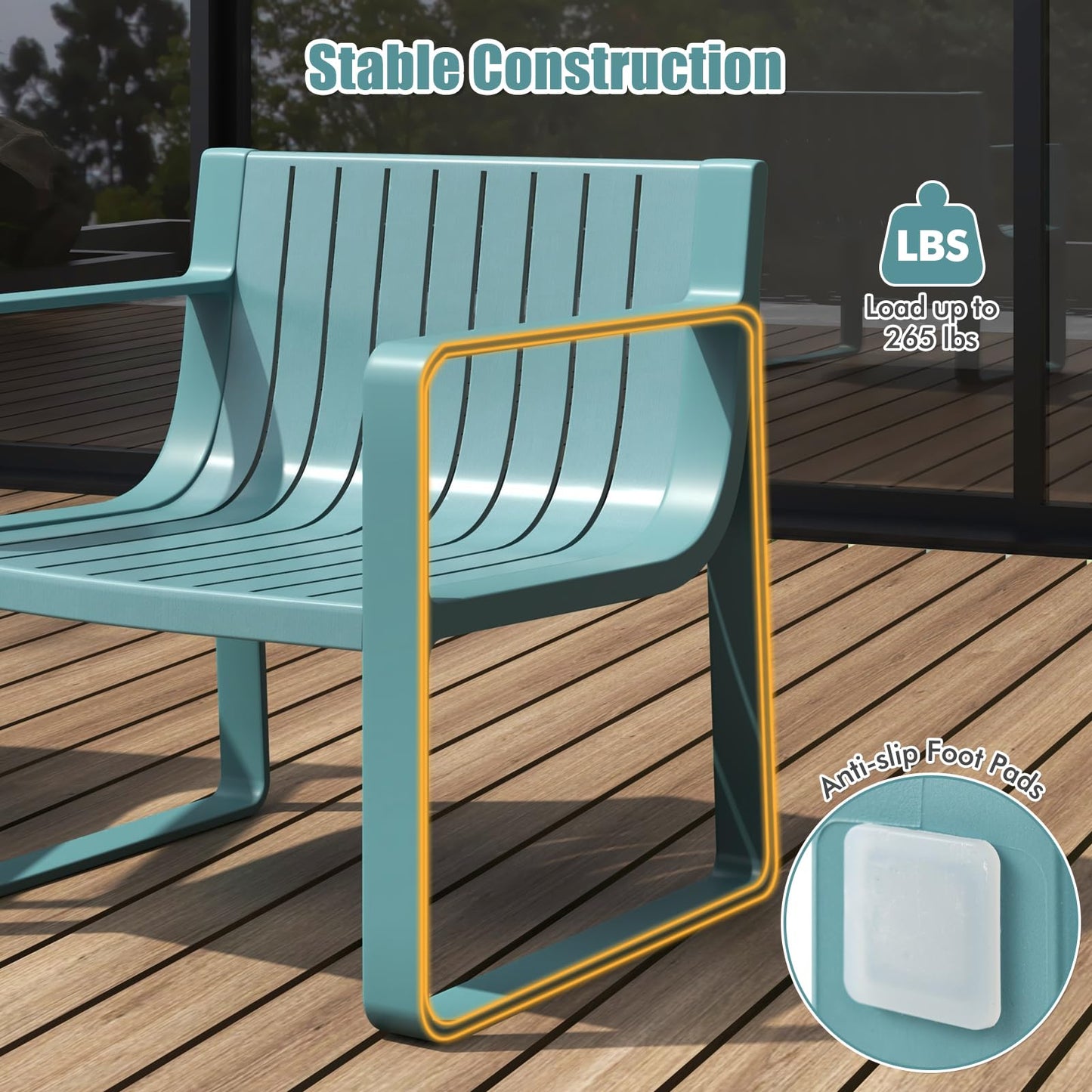 Tangkula Patio Chairs Set of 2/4