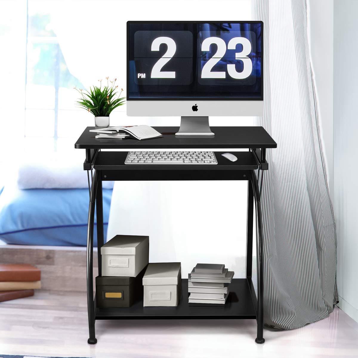 Tangkula 29" H Without Wheel Computer Desk