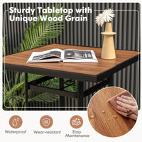 Tangkula 3 Piece Patio Dining Set for Lawn Yard Poolside Garden