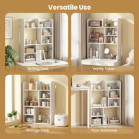 Tangkula Desktop Bookshelf, 5-Tier Desktop Display Rack