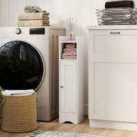 Tangkula Bathroom Storage Cabinet with Door for Small Spaces