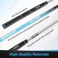 Tangkula 12 Pieces Men's Complete Golf Clubs Set Right Hand