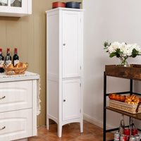 Tangkula Tall Bathroom Storage Cabinet for Bathroom Living Room Kitchen