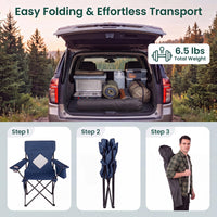 Tangkula Outdoor Camping Chair No Assembly & Quick Folding(1/2）