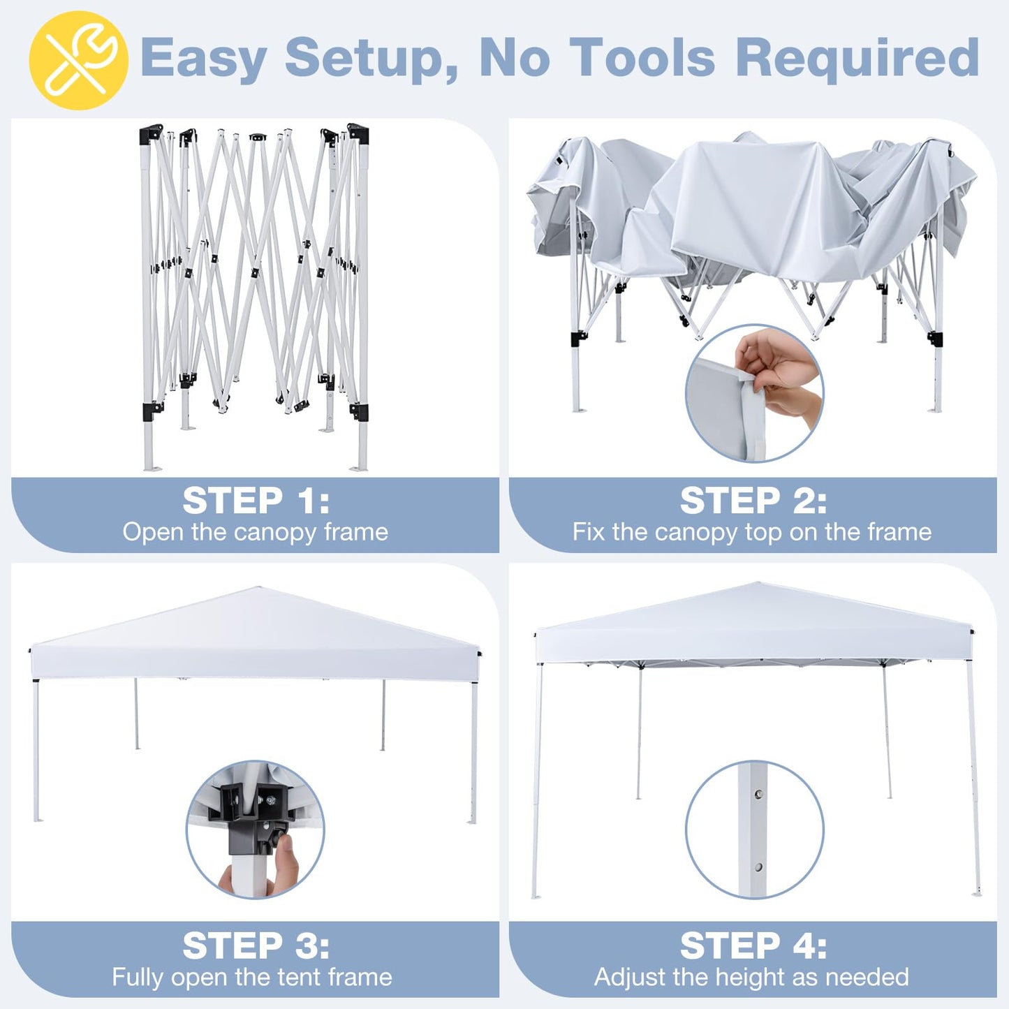 Tangkula 10x10 FT Pop Up Canopy with 4 Sandbags for Party Event Camping