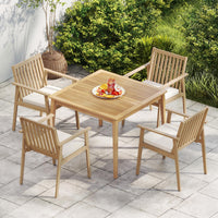 Tangkula 2/4 Pieces Patio Dining Chairs